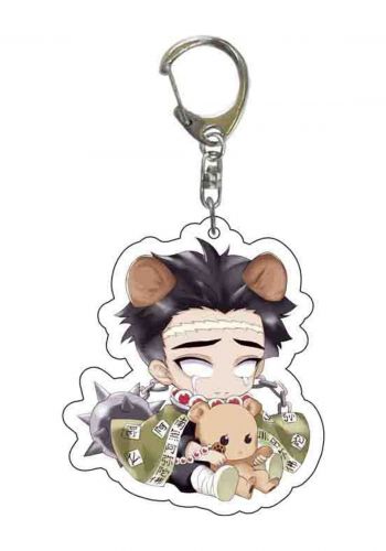 ميدالية سلسلة المفاتيح بتصميم شخصية غيومي انمي قاتل الشياطين  Key chain
