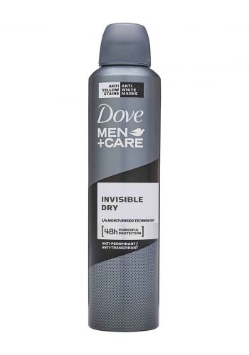 معطر رجالي 250 مل من دوف Dove Men+Care Invisible Dry Spray Antiperspirant Deodorant