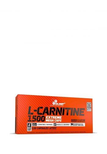 مكمل غذائي 60 كبسولة من اوليمب Olimp L-carnitine 1500 Extreme Mega Caps