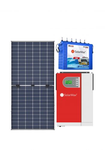 منظومة طاقة شمسية  20 أمبير من مع   بطاريات التيوبلر الحامضية عدد 4 سولار ماكس SolarMax  Solar system