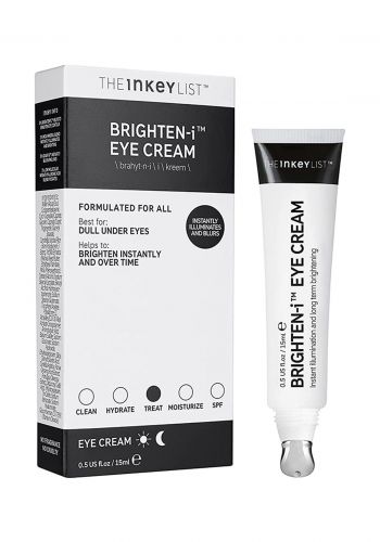 كريم تركيب تحت العين 15 مل من ذا إنكي ليست The Inky List Brighten-i Eye Cream
