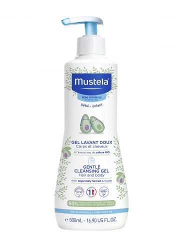 جل غسول للشعر والجسم للأطفال 500 مل من موستيلا Mustela  Cleansing Gel