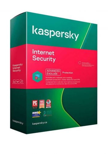 نظام حماية الانترنيت Kaspersky KL1939IBBFS-20 Internet Security 2 Devices 1 Year Box