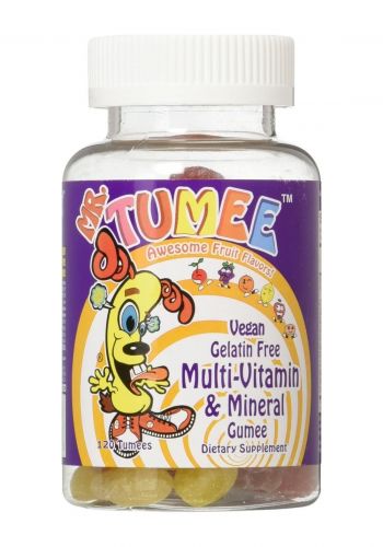 جلاتين فيتامينات متعددة للاطفال 120 علكة من مستر تومي Mr. Tumee Multi Vitamin & Mineral Gumee