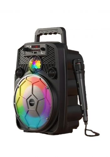 MOXOM Black LED SuperPower Wireless Speaker With Remote مكبر صوت لاسلكي من موكسوم