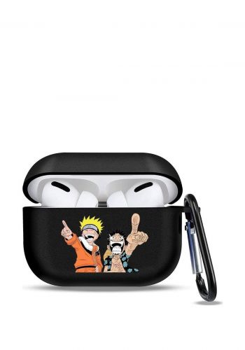 حافظة سماعة ايربود برو 2 بطبعة شخصية ناروتو ولوفي  Silicon Anime Airpods Pro 2 Case