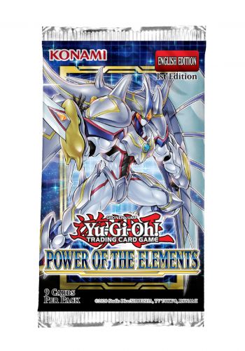 لعبة بطاقات يو غي يو 9 بطاقات من كونامي Konami Yu-Gi-Oh! Power of the Elements Booster  
