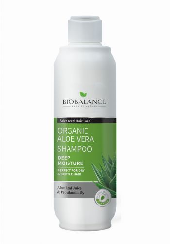 شامبو الشعر الجاف بخلاصة الاولفيرا 330 مل من بايو بالانس Biobalance Deep moisture shampoo