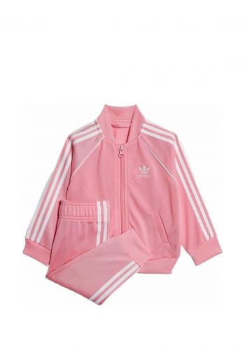 تراكسوت بناتي وردي اللون للاطفال من اديداس Adidas Adicolor SST Tracksuit 