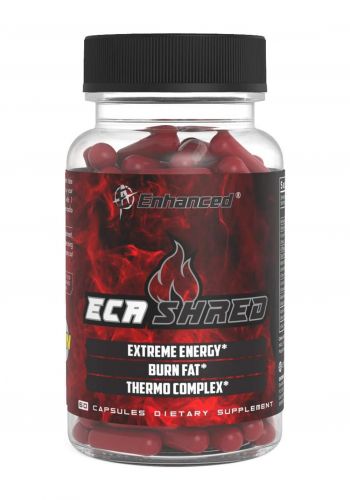 مكمل غذائي لحرق الدهون 60 كبسولة من انهانسد Enhanced ECA Shred Detary Supplement
