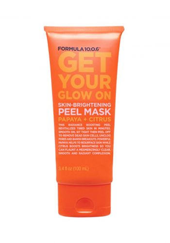 قناع مقشر لتفتيح البشرة بالبابايا والحمضيات 100مل من فورمول Formula 10.0.6 Skin Brightening Peel Mask