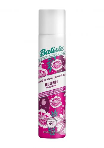شامبو جاف برائحة الزهور 200 مل من باتيست Batiste Dry Shampoo Blush Flirty Floral Refreshes Hair Without Drying Out