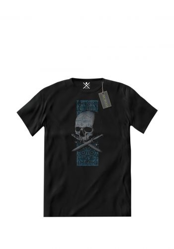 تيشيرت رجالي اسود اللون من مستر بلاك Mr Black Men's T-shirt