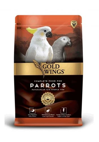 Gold Wings Food for Parrots طعام متكامل للبغاء 1 كغم من غولد وينجز