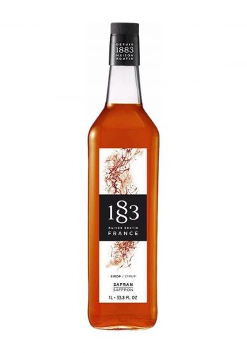 شراب الزعفران 1 لتر من 1883 ميزون روتين 1883 Maison Routin Saffron Syrup 