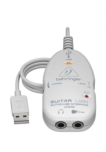 كارت صوت لتسجيل الغيتار على الحاسبه من بهرنجر BehringerThe Ultimate Guitar-to-USB Interface