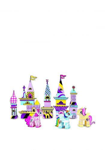 لعبة اوراق قابلة للطي على شكل قلعة من بيبر بنك Paper Punk My Little Pony Castle