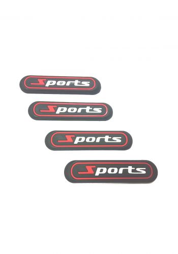 مصد لحماية السيارة من الصدمات بطبعة سبورت  Sports Silicone Car Edge Door Guard/Scratch Protector for All Cars (Set of 4)