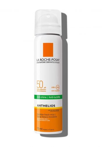 واقي شمس بخاخ 75 مل من لاروش بوزيه La Roche Posay Anthelios Anti-Shine Fresh Mist SPF50 