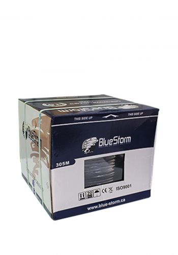 كابل تسليك مسلح للشبكات خارجي 305 متر Blue Storm Cat5e-sftp-305M Outdoor Network Cable