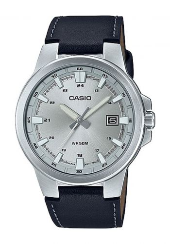 ساعة يد رجالية باللون الاسود من كاسيو Casio MTP-E173L-7AVDF Men's Wrist Watch