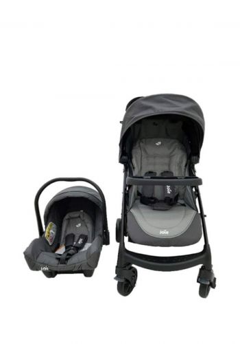 عربة للاطفال من جوي Joie T1035ECDPW000 Muze LX Travel System Dark Pewter