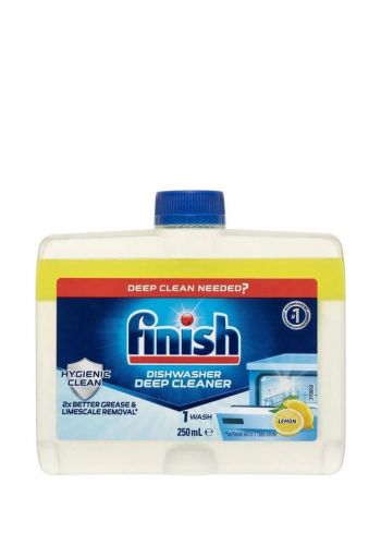 سائل منظف غسالة الصحون برائحة الليمون 250 مل من فینیش Finish Washing Machine Cleaner