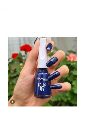طلاء اظافر نيلي اللون  11 مل درجة 452 من فلورمار Flormar Color Joy 452  