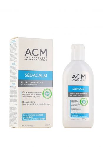 شامبو مهدئ لحكة فروة الرأس الحساسة 200 مل من اي سي ام Acm Sedacalm Soothing Shampoo 