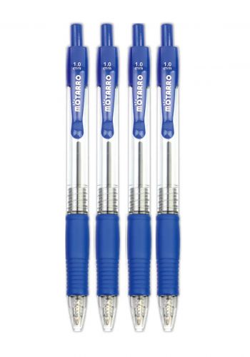 سيت اقلام جاف زرقاء اللون  4 قطع  من موتارو Motarro MC008-7 Pens Blue