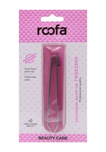 ملقط للحواجب بطرف مدبب من روفا Roofa Spain Aluminum Point Tip Tweezers