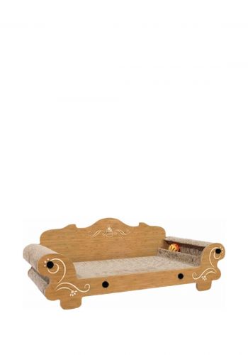 اريكة ولوح خدش مع كرة لعب للقطط Cat Scrather Sofa with Ball toy in the side