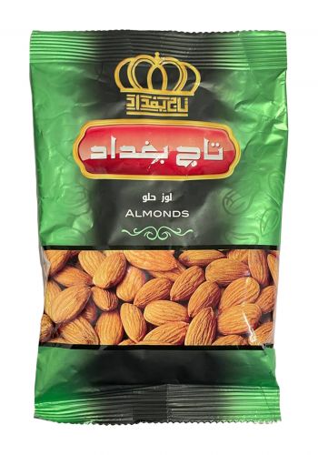 لوز حلو 125 غم من تاج بغداد  Taj Baghdad Sweet Almonds