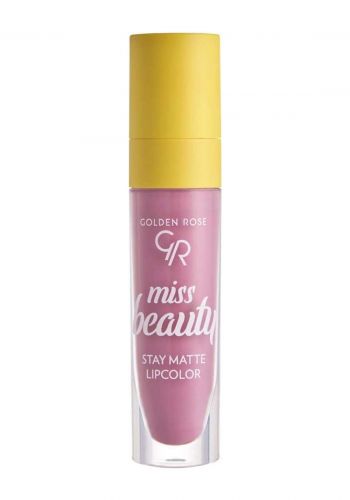 احمر شفاه سائل 4.5 مل درجة 04 من كولدن روز Golden Rose Miss Beauty Lip Color 