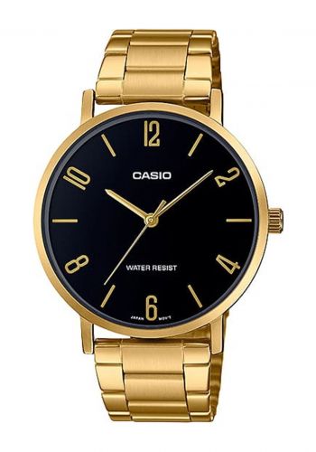 ساعة يد رجالية باللون الذهبي من كاسيو Casio MTP-VT01G-1B Men's Wrist Watch