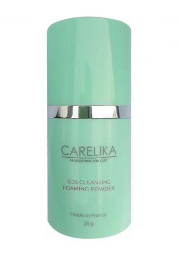 بودرة تنضيف البشرة مع النياسيناميد 25 غم من كاريليكا  Carelika Sos Ckeansing Fomaming Powder  