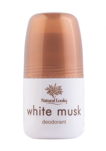 مزيل للتعرق برائحة المسك الابيض 50 مل من ناتشورال لوكس  Natural Looks White Musk Deodorant