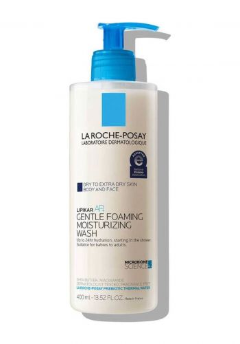 غسول رغوي للجسم والوجه 400 مل من لاروش بوزيه La Roche Posay Lipikar Wash AP+ Moisturizing Body & Face Wash