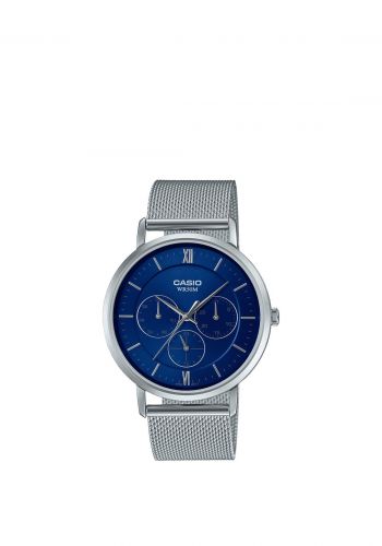 ساعة يد رجالية باللون الفضي من كاسيو Casio MTP-B300M-2AVDF Men's Wrist Watch
