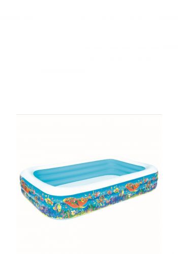 Bestway 54121 swimming pool مسبح برسومات أسماك للاطفال  305*183* 56 سم من بيست وي