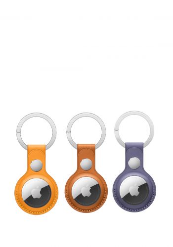 حلقة مفاتيح جلدية آير تاك من ابل  Apple Airtag Leather Key Ring