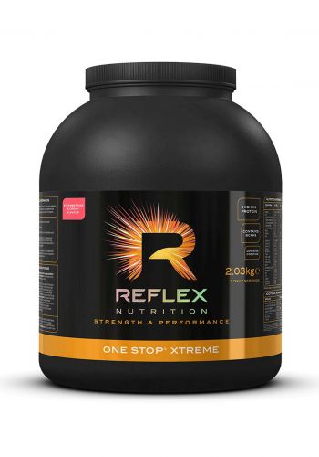 Reflex Nutrition One Stop Xtrem 4.35kg Strawberries بروتين 4.35 كغم بنكهة  فراولة من ريفليكس