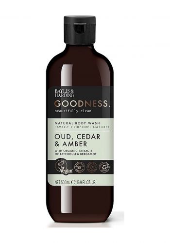 غسول الجسم  بخلاصة العود والأرز والعنبر 500 مل من بايليس وهاردينج Baylis & Harding Body Wash
