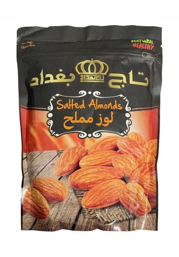 لوز مملح 200 غم من تاج بغداد  Taj Baghdad Salted Almonds