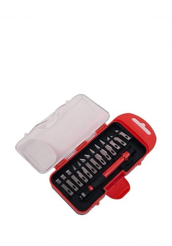 Blade Carving Cutter Set  سيت كتر 15 قطعة لتقطيع الورق والجلود والقماش