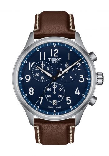 ساعة رجالية جلد بني اللون من تيسوت Tissot T1166171604200 Watch     
