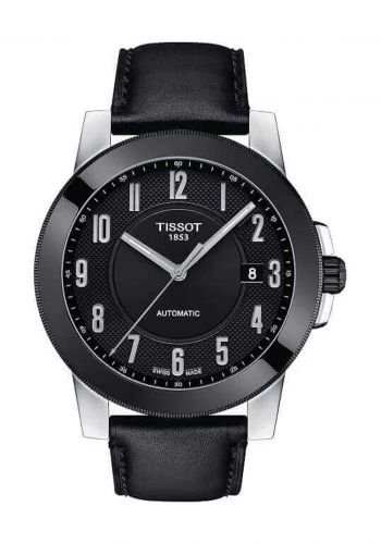 ساعة للرجال بسوار اسود اللون من تيسوت Tissot T0984072605200 Men's Watch 