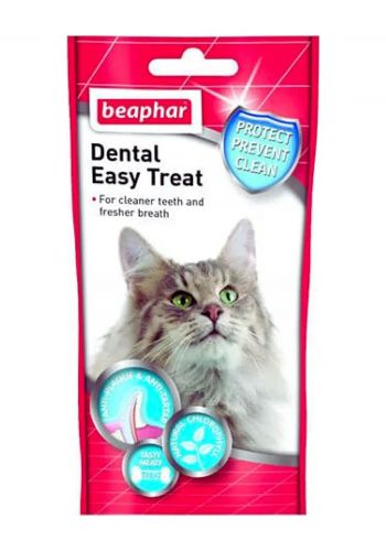 مكافئات للقطط للحفاظ على نظافة الاسنان 35 غم من بيفار Beaphar Bites Treats Dental Care for Cats 
