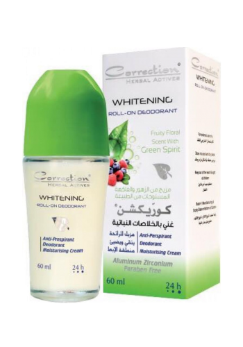 مزيل تعرق 60 مل من كوريكشن  Correction Whitening Roll On Deodrant