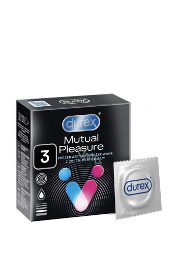 واقي ذكري 3 قطع من دوريكس Durex Mutual Pleasure Condoms